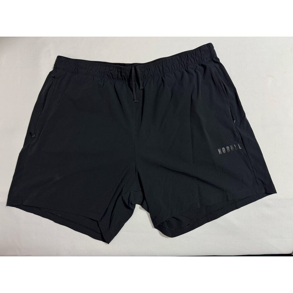 NOBULL TRAINING SHORTS — Black Lightweight Stretch Men's Size XL